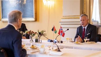   العاهل الأردني يبحث مع رئيس وزراء النرويج العلاقات بين البلدين 