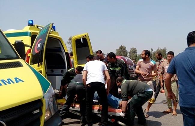 إصابة شخص في حادث تصادم بحدائق أكتوبر