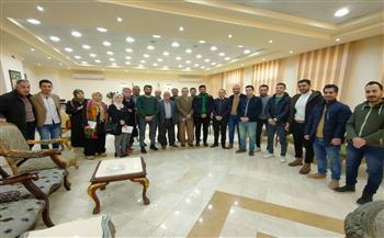 محافظ شمال سيناء يلتقي أعضاء مجلس نقابة المهندسين الجدد بالعريش 
