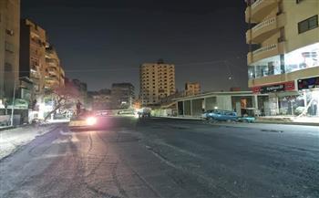 الجيزة: متابعة أعمال رصف وتطوير وتوسعة شارع التحرير