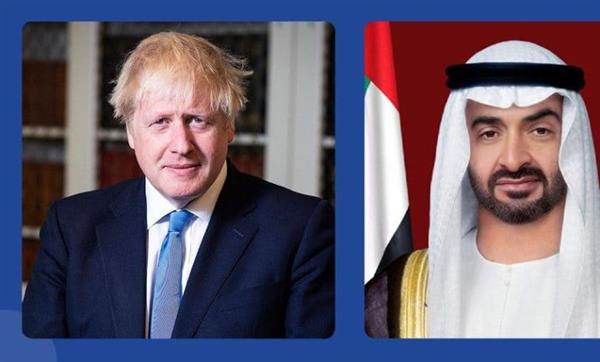 ولي عهد أبوظبي ورئيس وزراء بريطانيا يبحثان مسارات التعاون والقضايا المشتركة