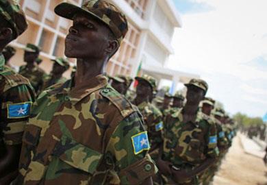 الجيش الصومالى يدمر قواعد لمليشيا حركة الشباب بمحافظة بري