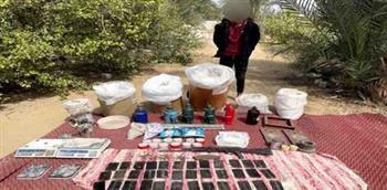 ضبط معمل يصنع الهيروين بداخله بودرة بقيمة 11 مليون جنيه