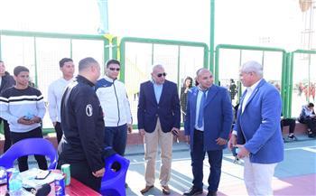 نائب رئيس جامعة سوهاج للتعليم والطلاب يتابع فعاليات أولمبياد الكليات المتخصصة 