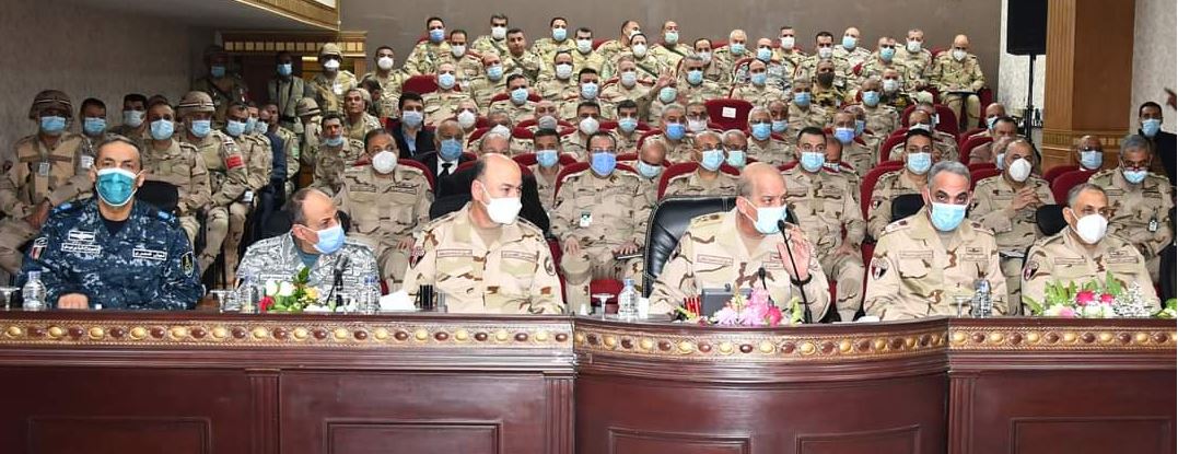 وزير الدفاع يشهد المرحلة الرئيسية لمشروع مراكز القيادة التعبوى «باهر-21»