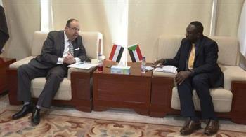   السفير المصري في الخرطوم يلتقي الوزير المُكلف للكهرباء والطاقة السوداني