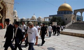   270 مستوطنًا يقتحمون باحات المسجد الأقصى بحماية شرطة الاحتلال الإسرائيلي
