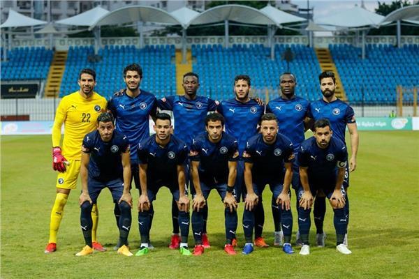 قائمة بيراميدز لمواجهة المقاولون العرب   