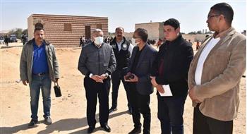    محافظ المنيا يشهد تسليم قطعة أرض لإقامة محطة معالجة صرف بدير أبو حنس