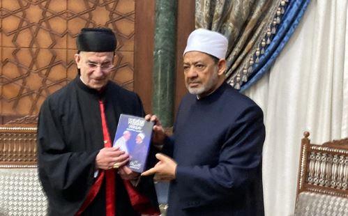 شيخ الأزهر يلتقي البطريرك الماروني ويبحثان التعاون 