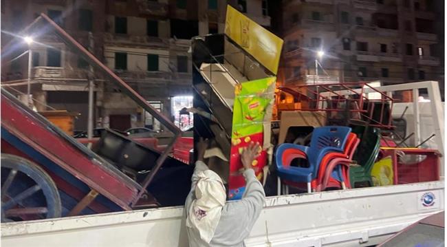 ضبط 400 حالة إشغال بالإسكندرية