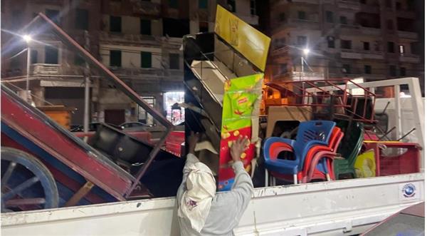 ضبط 400 حالة إشغال بالإسكندرية