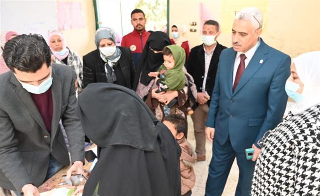 جامعة الفيوم تنظم قافلة شاملة بقرية المحمودية بمركز إطسا 