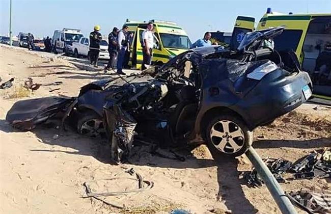 إصابة 3 أشخاص فى حادث تصادم بالشرقية