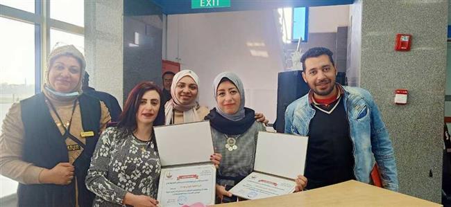 مستشفي بني سويف التخصصي تحتفل بمرور عام علي إنشاء مركز لقاح كورونا