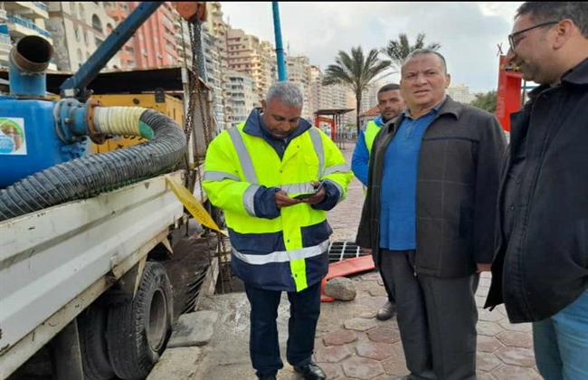 الشريف : تواجد ميداني على مدار اليوم لجميع التنفيذيين للتعامل مع مياه الأمطار