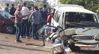   إصابة 4 شباب فى حادث تصادم ميكروباص بموتوسيكل ببورسعيد