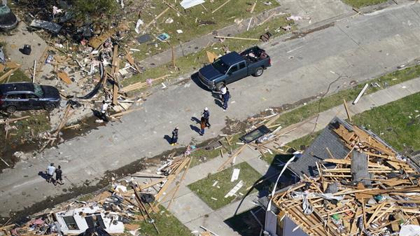 الولايات المتحدة.. مقتل شخصين وإصابة عدد آخر جراء الإعصار الذي اجتاح مدينة نيو أورلينز