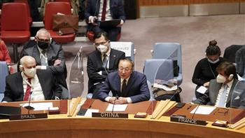   الصين تعرب عن أسفها لعدم تبني مجلس الأمن لمشروع القرار الروسي حول أوكرانيا