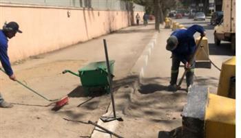 حملات نظافة وإشغالات باحياء المنطقة الجنوبية بالقاهرة 