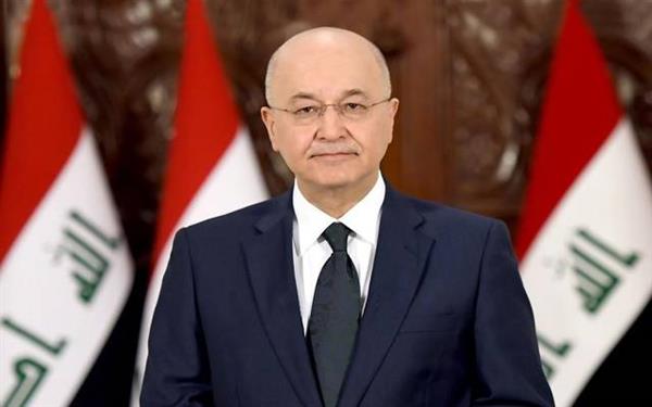 الرئيس العراقى يبحث مع القائم بأعمال السفارة الأوكرانية أوضاع الجالية بكييف