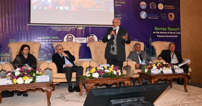 جامعة الفيوم : "الجديد في مقبرة توت عنخ آمون" أولى جلسات المؤتمر الدولي للسياحة 