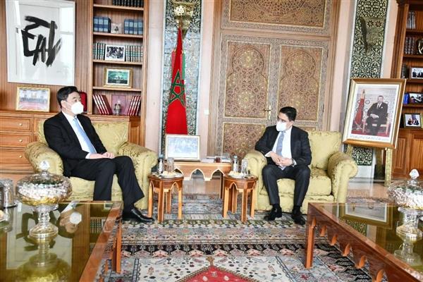 وزير الشئون الخارجية للمغرب يبحث مع المبعوث الصيني العلاقات الثنائية بين البلدين