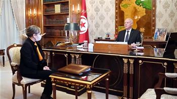   الرئيس التونسى يبحث مع رئيسة الحكومة نشاطها مع صندوق النقد الدولى