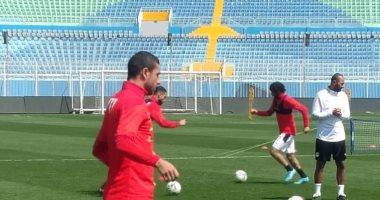 الظهور الأولى لرامى ربيعة وعلى جبر فى تدريبات المنتخب الصباحية 