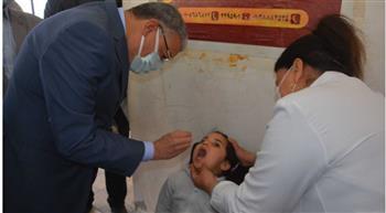 محافظ المنيا يتابع إطلاق الحملة القومية للتطعيم ضد شلل الأطفال 