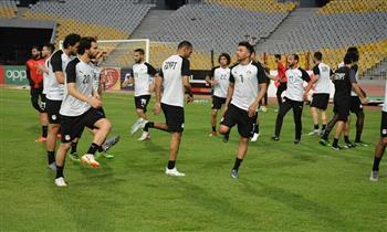 المنتخب الوطني يختتم تدريباته قبل السفر للسنغال
