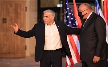   وزير الخارجية يلتقى مع نظيره الإسرائيلى
