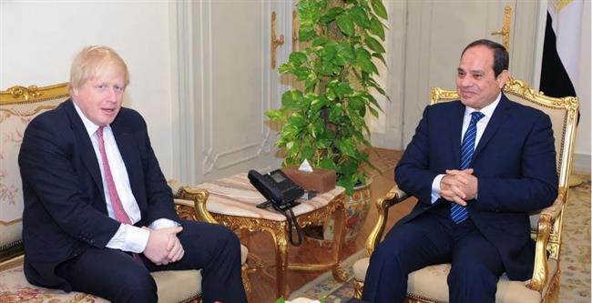 السيسي يبحث مع جونسون تطورات الأوضاع على الساحة الأوكرانية