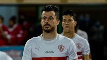 راحة سلبية لـ «الونش» من تدريبات الزمالك 