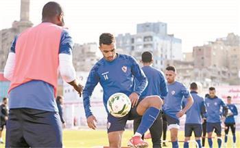 تقسيمة قوية بتدريبات الزمالك استعدادًا لمواجهة ساجرادا