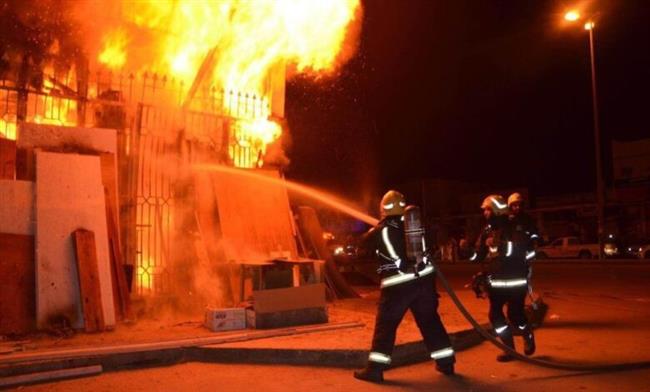 إخماد حريق منزل في حدائق القبة دون إصابات