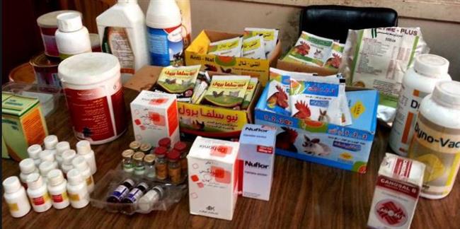 ضبط أدوية بيطرية منتهية الصلاحية بالبحيرة
