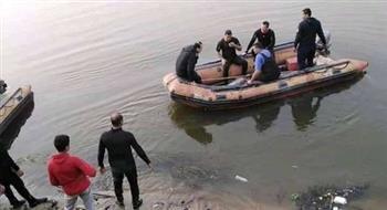 انتشال جثة شاب غريق بنهر النيل بمركز الصف