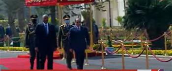   مراسم استقبال رسمية لرئيس مجلس السيادة السوداني بالاتحادية
