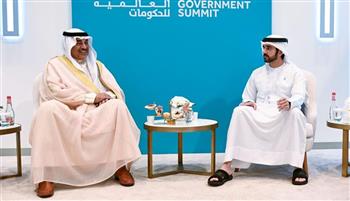   ولي عهد دبي ورئيس الوزراء الكويتي يبحثان العلاقات الثنائية