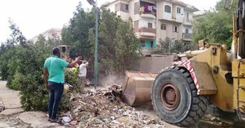   تكثيف جهود رفع القمامة ودهان البلدورات لإظهار الشكل الحضارى لشوارع الشرقية