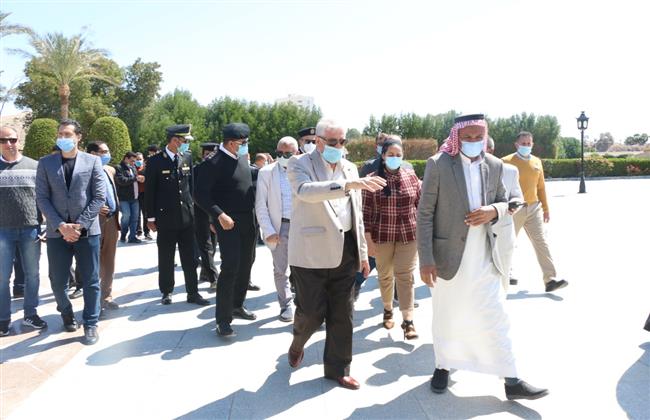 جولة ميدانية لمحافظ جنوب سيناء بطابا في إطار الاستعداد للعيد القومي للمحافظة