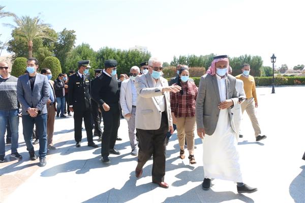 جولة ميدانية لمحافظ جنوب سيناء بطابا في إطار الاستعداد للعيد القومي للمحافظة