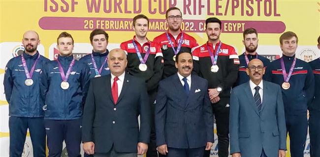 نتائج منافسات المسدس والبندقية رجال وسيدات في بطولة كأس العالم للرماية 