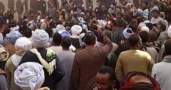 إنهاء خصومة ثأرية بين عائلتين بقرية المنشية بأسوان 
