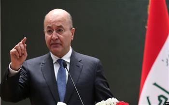   الرئيس العراقى يؤكد ضرورة تلبية الاستحقاقات الوطنية الدستورية