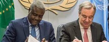   الاتحاد الإفريقى والأمم المتحدة يناقشان تعزيز التعاون الاستراتيجى