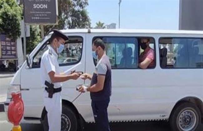 ضبط 7605 مخالفات عدم ارتداء الكمامة الواقية خلال 24 ساعة
