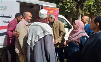 قافلتان سكانيتان بمركزي حوش عيسى والرحمانية بالبحيرة