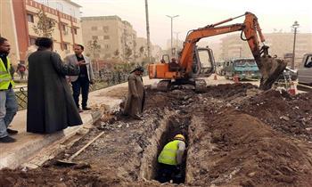 6.2 مليون جنيه لإحلال وتجديد خطوط المياه بطريق سوهاج أخميم